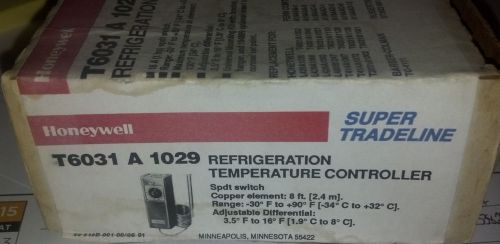 NEW...Refrigeration Temperature Controller Honeywell T6031 A 1029