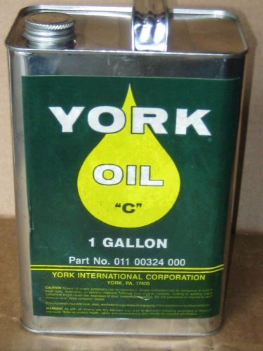 Mineral oil york &#034;c&#034; chiller compressor 6 each 1 - gallon cans new - old stock for sale