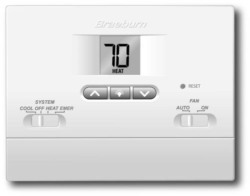 BRAEBURN 1200NC Up to 2 Heat / 1 Cool Conventional or 2 Heat /1 Cool Heat Pump