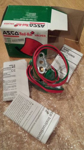 Asco &#034;RED HAT&#034; Solenoid and Air-Controlled 2,3,4 way valve 8262G22