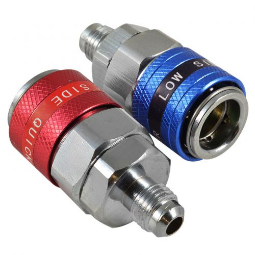 Automotive hvac ac r134a system hi/low quick coupler adapter for manifold gauges for sale