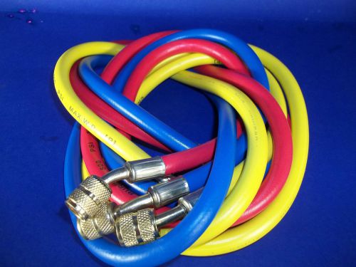 A/c charging hoses set for r12,r22,r502/36&#034; hoses ryb for sale