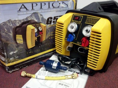 Appion g5 twin refrigerant recovery unit, with pre filter kit, *1-year warranty for sale