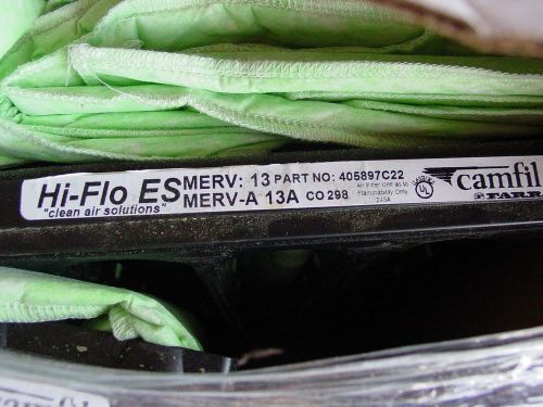 Camfil Farr Hi-Flo ES FILTER, Box of 4, HFESMV13/24/12/22/5, 405897C22, High Eff