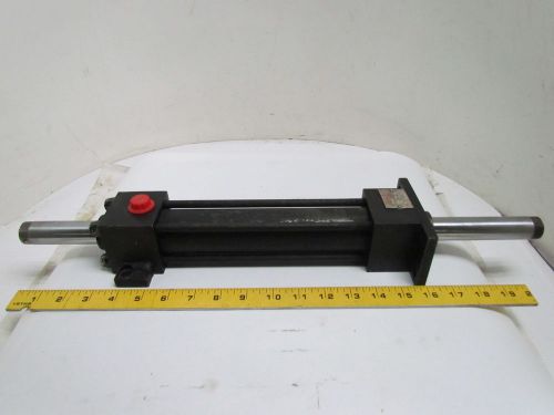 Hennells shd2-mdf1-ms2-nc hydraulic cylinder 1-1/2&#034;bore 7&#034; stroke double rod end for sale