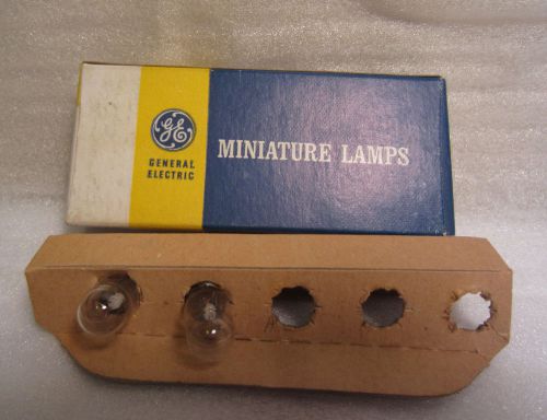 Box Of 2 GE General Electric 1819 GE1819 Miniature Light Bulb Lamps NOS