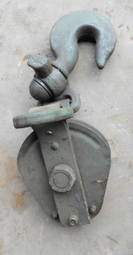 Sherman &amp; reilly 10 ton cable snatch block pulley for sale