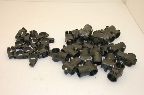 Connectors for 1-1/2&#034; pipe, studio, lighting, grid, frame - lot of 35 for sale