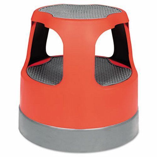 Cramer Scooter Stool 15&#034;, Step &amp; Lock Wheels, to 300 lbs, Red (CRA50011PK43)