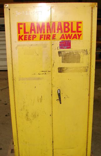 Eagle 1926 fire safety cabinet 55 gallon 3 shelves 65&#034; x 31&#034; x 31&#034; ***xlnt*** for sale