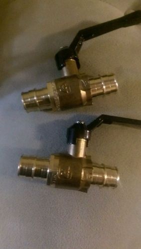 2 pex 3/4 shut off ball valve for sale