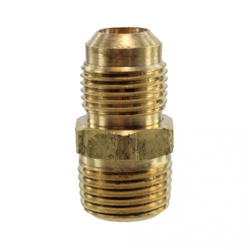 1/2&#034; Brass Flare X 1/2&#034; Male NPT Adapter