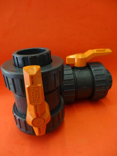 Grs 2&#034; ball valve pvc soc by soc both pieces for sale