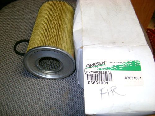 Gresen k-25002 k 25002 k25002 hydraulic transmission fluid oil filter for sale