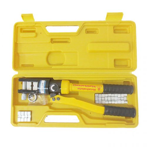 10mm-120mm 8 Ton Hydraulic Cable Crimper Plier Crimping Tool Kit
