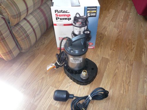 FLOTEC SUMP PUMP WATER CANNON MODEL FPOS3200A 4680 GAL/HOUR