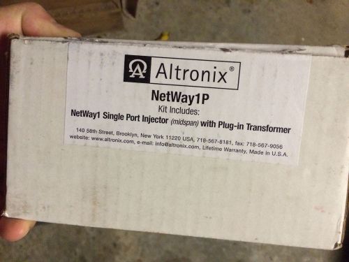 Altronix Netway 1P Kit midspan POE Injector with Transformer