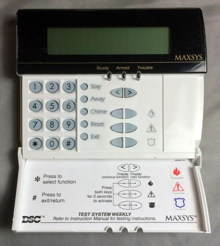 New IOB DSC #LCD4501 Commercial Security MAXSYS Programmable Message LCD Keypad
