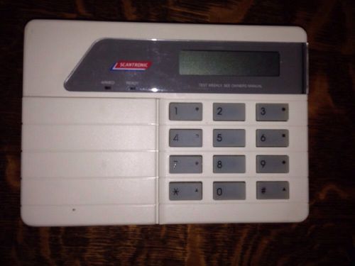 Scantronics/Arrowhead Alarm Systems Keypad Model Kp 600 L Tested