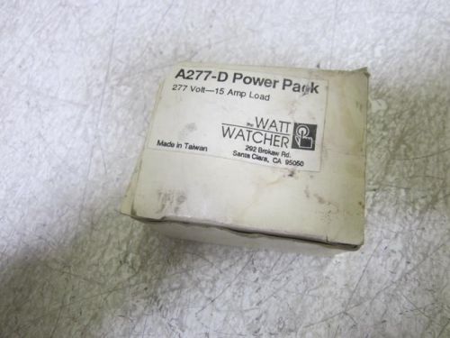 WATT WATCHER A277-D POWER PACK 277V MOTION DETECTOR *NEW IN A BOX*