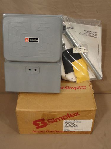 New in box simplex smoke detector air duct housing box 2098-9649 fire alarm for sale