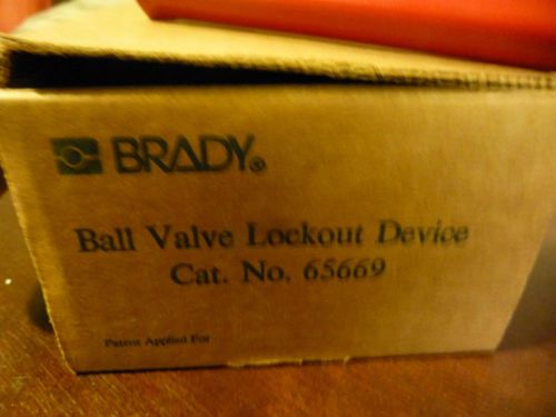 NEW BRADY 65669 BALL LOCKOUT DEVICE