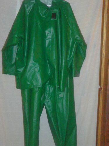 Tingley chemical &amp; flame resistant fr  jacket &amp; overalls w/ high collar sz xxxl for sale