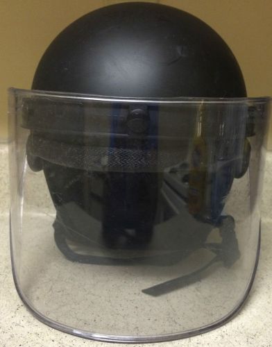 Premier Crown Riot Helmet Model C3 900 with Neck Guard Black  sz:Medium