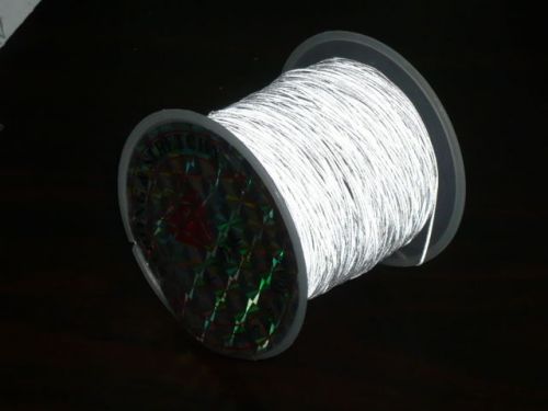 Reflective Ribbon Yarn 0.5mm Wide Thread 30 yards x 1
