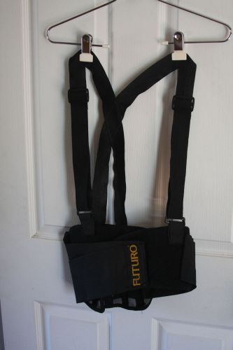 Futuro Back Support Brace With Suspenders M/L (36 1/8&#034; - 45&#034;) Used