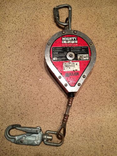 Miller mighty lite self retracting lifeline rl20ss/20ft  3/16&#034; stainless steel for sale
