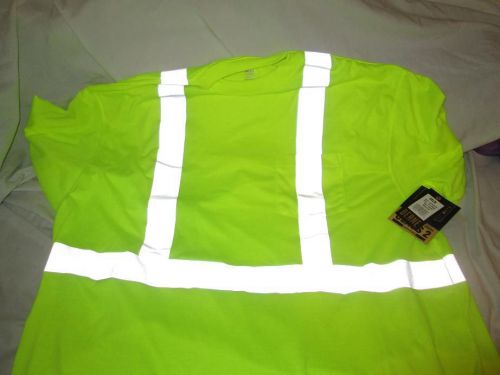Bernie - ansi class 2 reflective high visibility safety polyester t-shirt, 3xl for sale