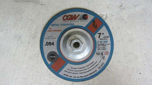 Camel Grinding Wheels - 45027 - Type 27 with Hub - BOX OF 10