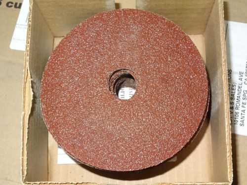25pc 3m abrasives 4-1/2&#034; x 7/8&#034; 281c fibre disc 36 grit coated fiber discs 85960 for sale
