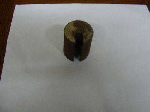Tapered Keyway Broach Bushing Guide, Type C, Uncollared, Used