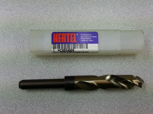 Hertel silver &amp; deming reduced shank drill 25/32&#034; for sale