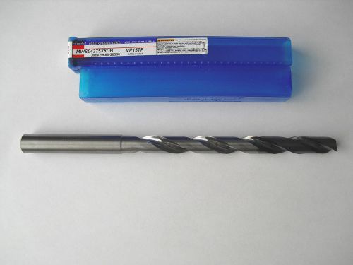 7/16 mitsubishi carbide coolant drill 2f mws04375x8db vp15tf for sale