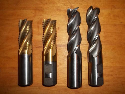 Lot of 4 End Mills - Machinist Tools - Lot 2