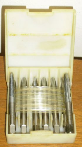 Eight 1/4 - 20 taps plug style spiral point hss chrome clad made in usa new for sale