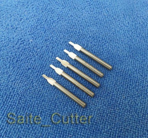 10pcs carbide half straight cnc router engraving bits pcb engraving 1/8&#034; 1.5x4mm for sale