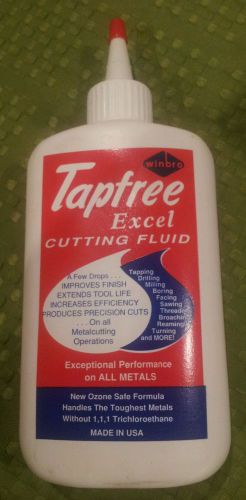 Tapfree Excel cutting fluid. Winbro. 8fl.oz bottle