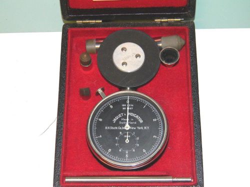 MACHINE TOOL, JAQUET&#039;s LINEAR SPEED INDICATOR, SWISS MADE, COMPLETE KIT INSTRUCT
