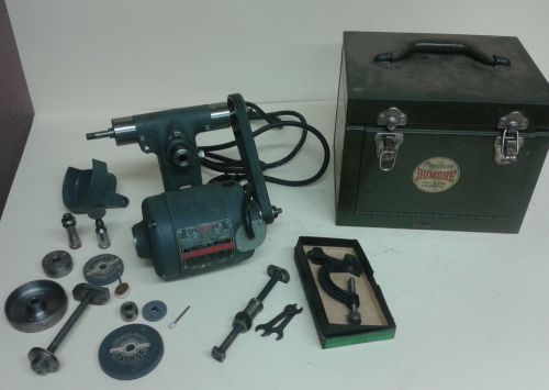 Dumore no.44 tool post grinder with case stones adapters diamond wheel dresser for sale