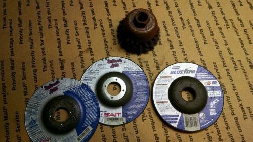 Grinder disk blades and wire brush lot for sale