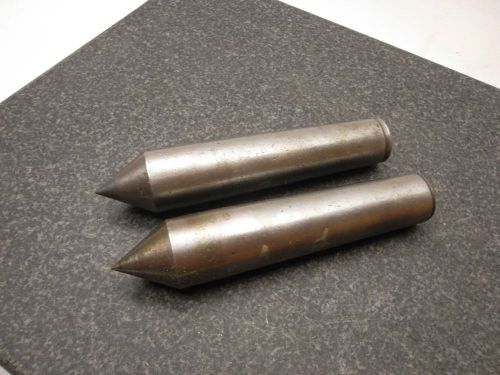 Lot of two -  lathe centers engine dead metal holder tool mt for sale