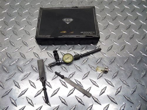 Gem jeweled precision dial indicator + case .001&#034; model 225 for sale
