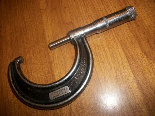 J. t. slocumb co. 1-2 inch micrometer l@@k no reserve machinist tool inspection. for sale