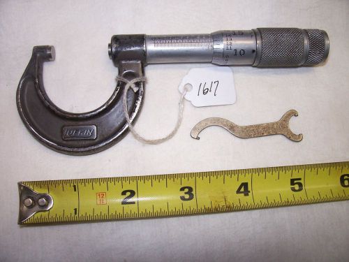 Micrometer, Lufkin 0 - 1&#034; Machinist Micrometer (.0001), Made in USA