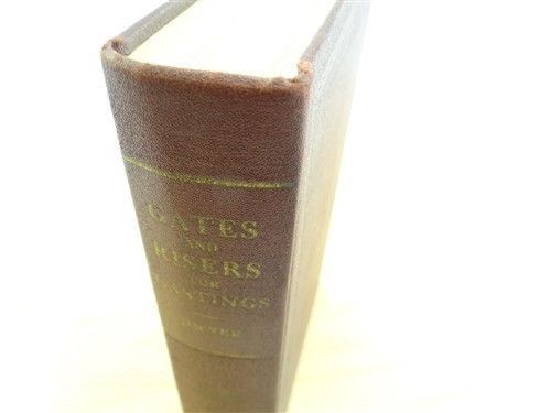 Gates and risers for casting by dwyer third ed for sale