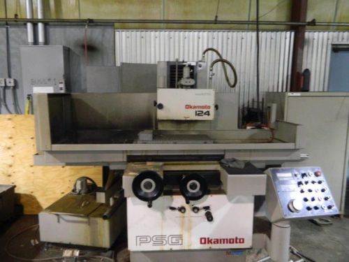 12&#034; x 24&#034; okamoto model:acc-124dx 3-axis surface grinder for sale